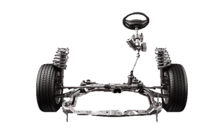 JS4 оснащений надійною та невибагливою в обслуговуванні напівзалежною торсійною балкою